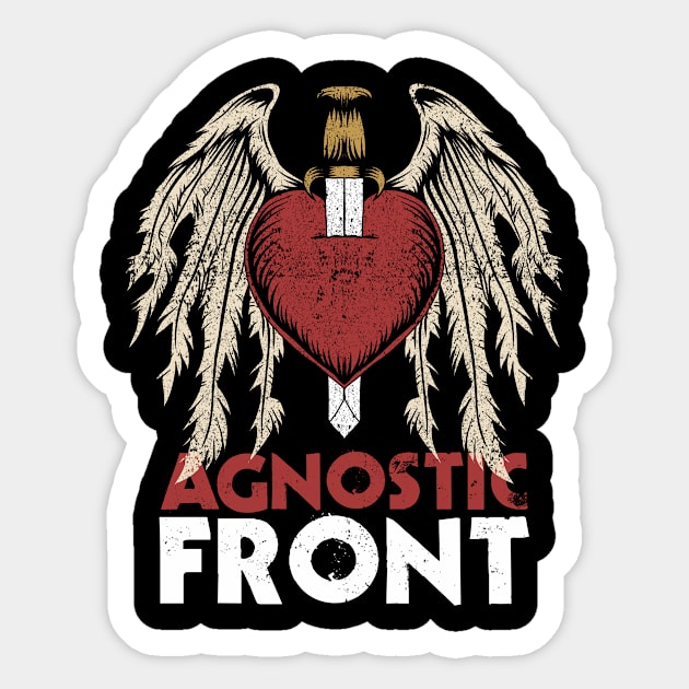 Agnostic Front Punk Sticker by miracle.cnct